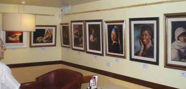 Inauguraci�n muestra de pinturas 2010 - Taller Nacho Quiroga - �leo Hiperrealismo