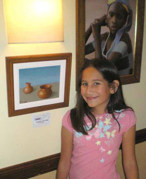Inauguraci�n muestra de pinturas 2010 - Taller Nacho Quiroga - Eugenia Quiroga �leo Hiperrealismo