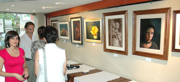 Inauguraci�n muestra de pinturas - Taller Nacho Quiroga - �leo Hiperrealismo